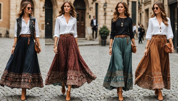 Jupe longue bohème : découvrez le style libre et élégant